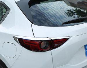 Накладки на задние фонари хромированные для Mazda CX-5 2017-